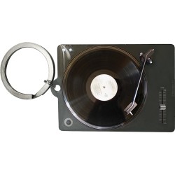 Breloc metalic - Retro Vinyl Player